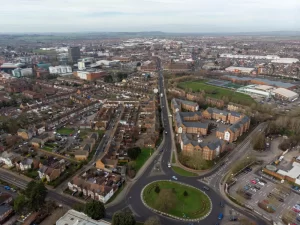 Accountants in Aylesbury | Aylesbury town overhead view.